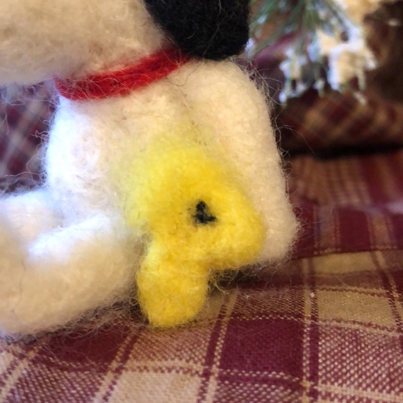 Needle Felted Snoopy and Woodstock - Picture 7 of 7